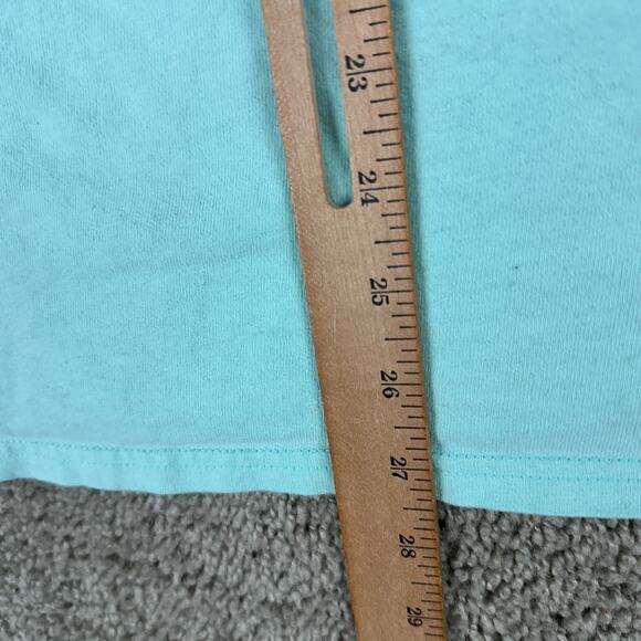 Simply Southern Shirt Womens Extra Large Blue Pink I Am The Storm Daisy READ - Picture 4 of 11